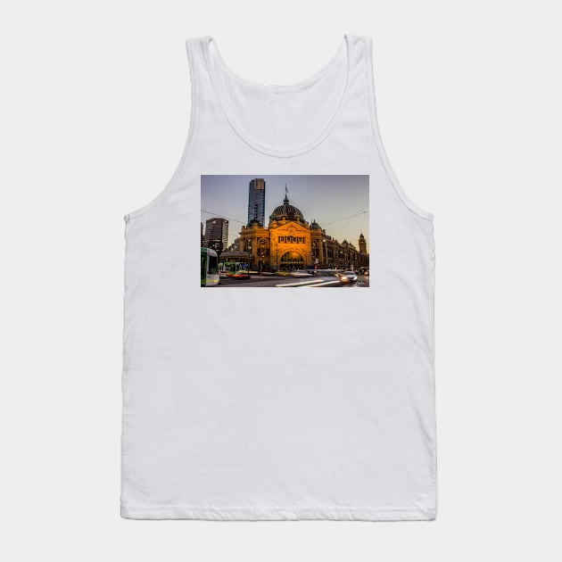 Flinders Street Station, Melbourne, Victoria, Australia. Tank Top by VickiWalsh